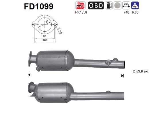 AS Roetfilter (FD1099)