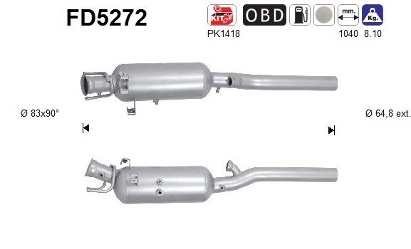 AS Roetfilter (FD5272)