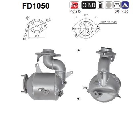 AS Roetfilter (FD1050)