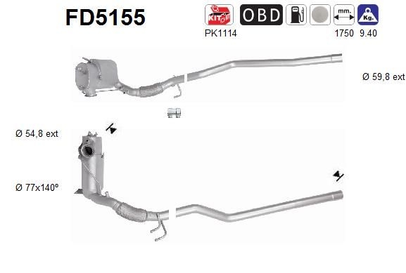 AS Roetfilter (FD5155)