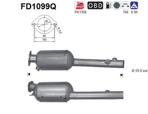 AS Roetfilter (FD1099Q)