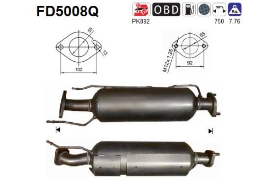 AS Roetfilter (CAPI) (FD5008Q)
