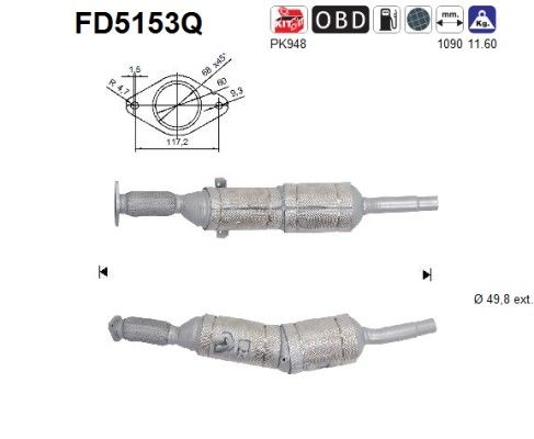 AS Roetfilter (FD5153Q)