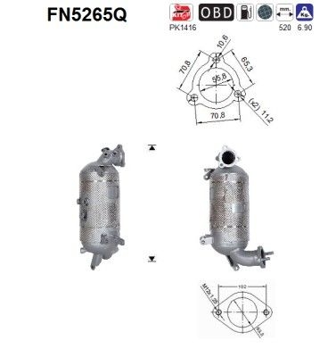 AS Roetfilter (FN5265Q)