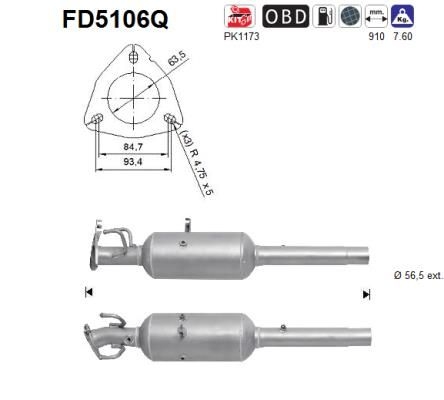 AS Roetfilter (FD5106Q)