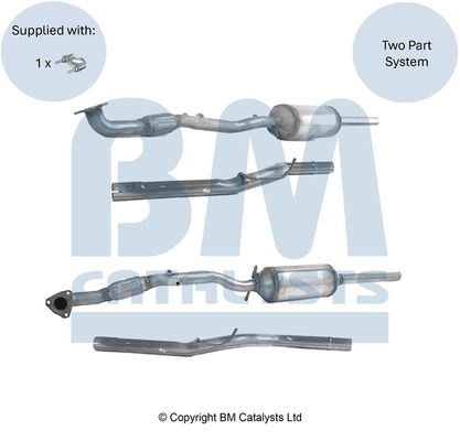 BM Catalysts Roetfilter + Katalysator (BM11835H)