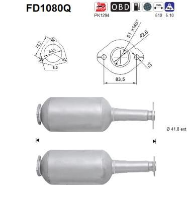 AS Roetfilter (FD1080Q)