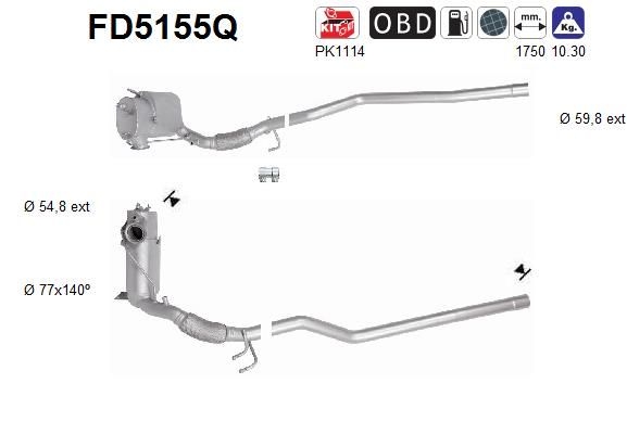 AS Roetfilter (FD5155Q)
