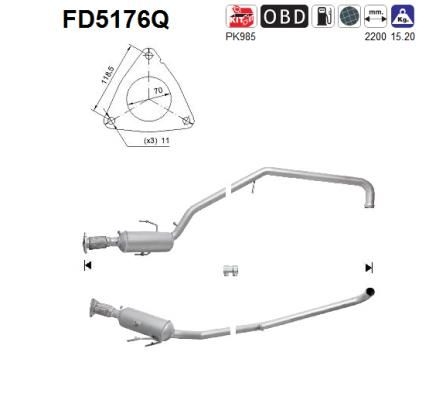 AS Roetfilter (FD5176Q)