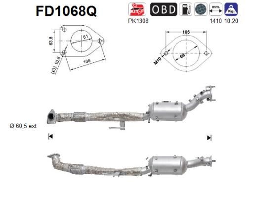 AS Roetfilter (FD1068Q)