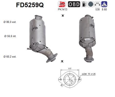 AS Roetfilter (FD5259Q)