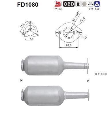 AS Roetfilter (FD1080)