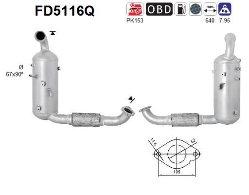 AS Roetfilter (FD5116Q)