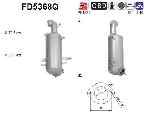 AS Roetfilter (FD5368Q)