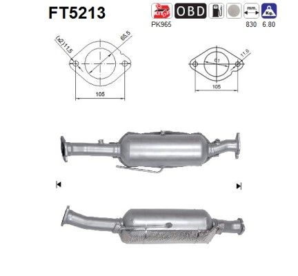 AS Roetfilter (FT5213)
