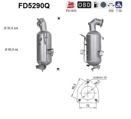 AS Roetfilter (FD5290Q)