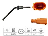 LUCAS Sensor, exhaust gas temperature (LGS7076)