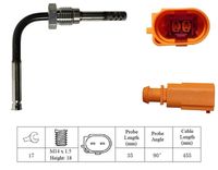 LUCAS Sensor, exhaust gas temperature (LGS7158)