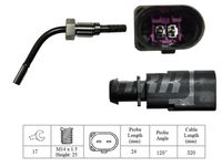 LEMARK Sensor, exhaust gas temperature (LXT150)