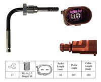 LEMARK Sensor, exhaust gas temperature (LXT253)