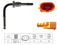 LEMARK Sensor, exhaust gas temperature (LXT283)
